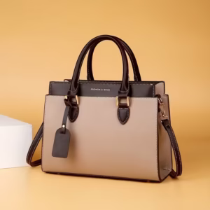 sleek minimalist design with adjustable shoulder strap handbag