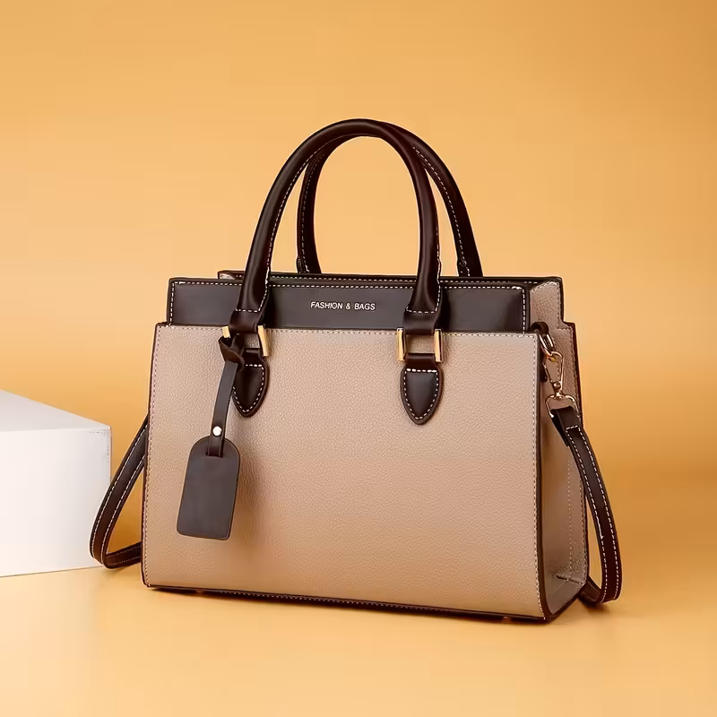 sleek minimalist design with adjustable shoulder strap handbag